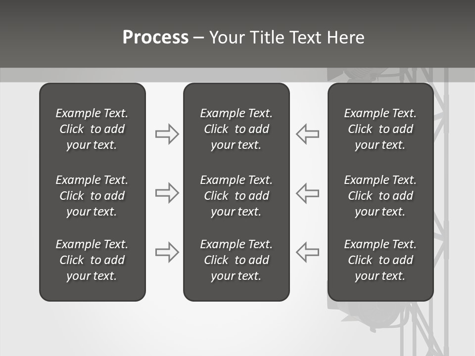 Luminous Spot Layout PowerPoint Template