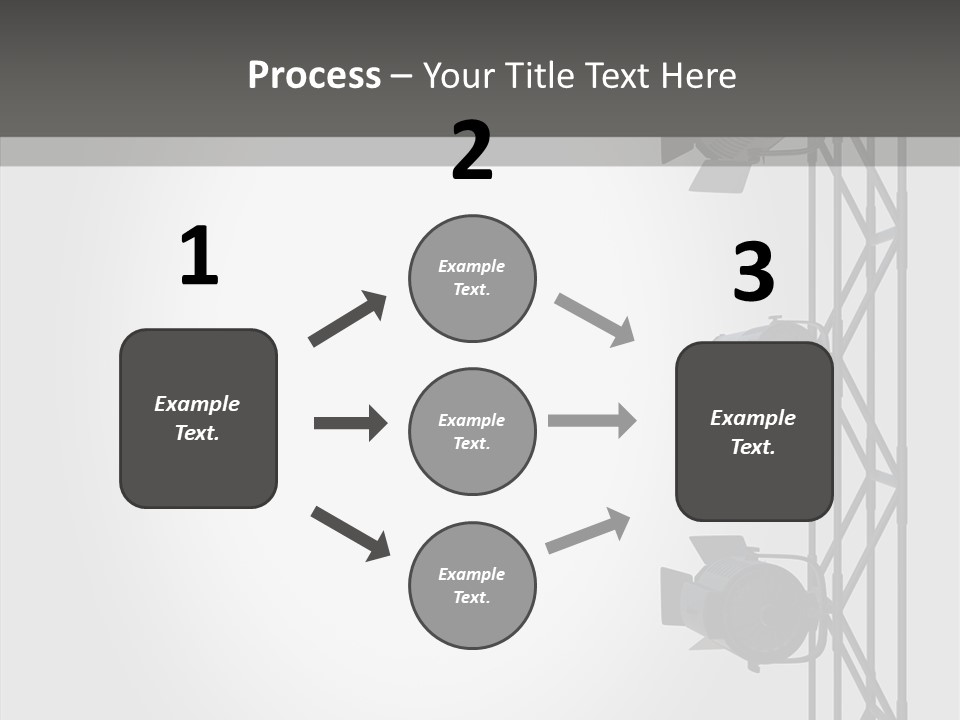 Luminous Spot Layout PowerPoint Template