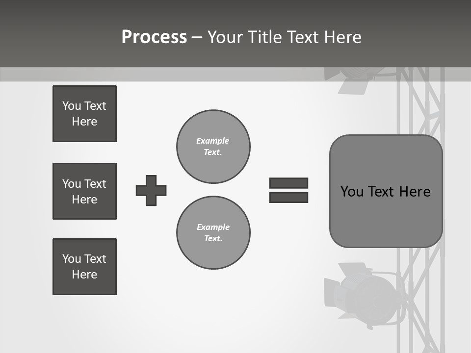 Luminous Spot Layout PowerPoint Template