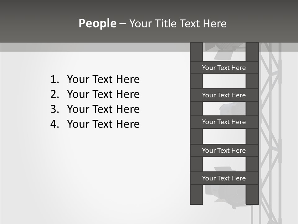 Luminous Spot Layout PowerPoint Template