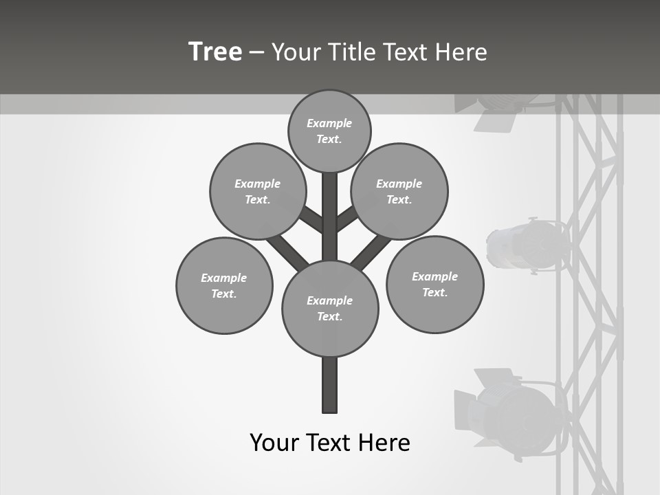 Luminous Spot Layout PowerPoint Template