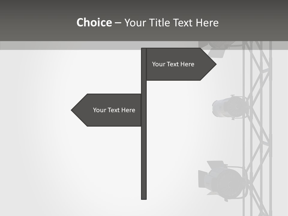 Luminous Spot Layout PowerPoint Template
