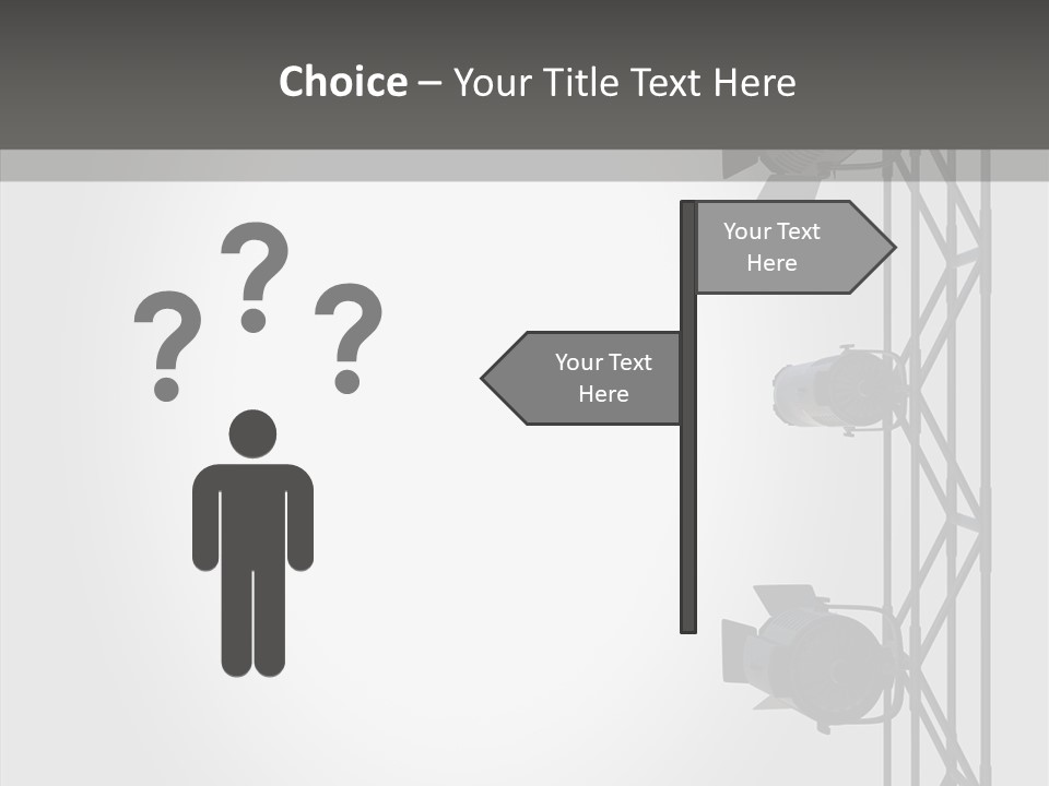 Luminous Spot Layout PowerPoint Template