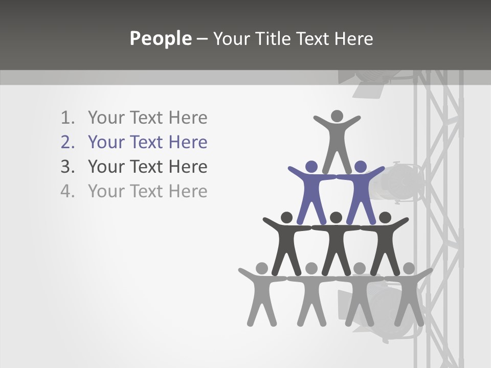 Luminous Spot Layout PowerPoint Template