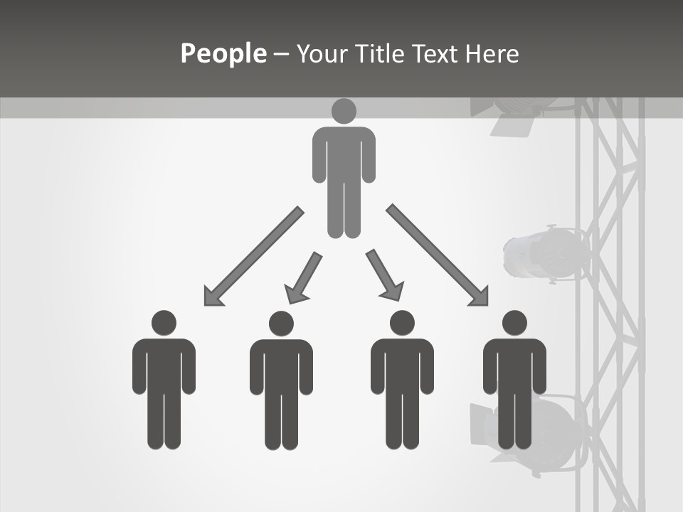 Luminous Spot Layout PowerPoint Template