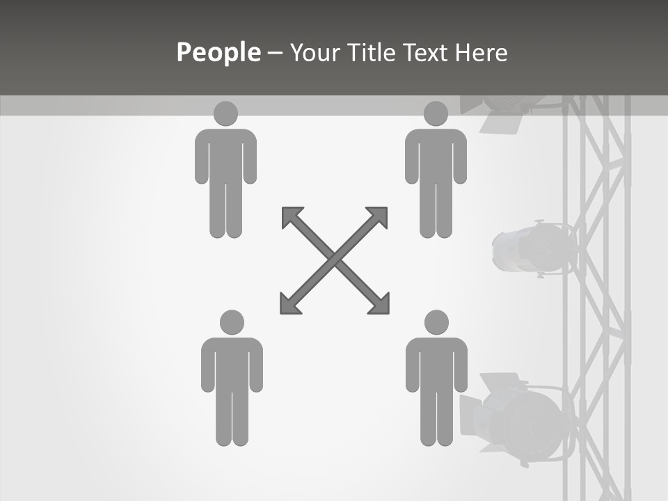 Luminous Spot Layout PowerPoint Template