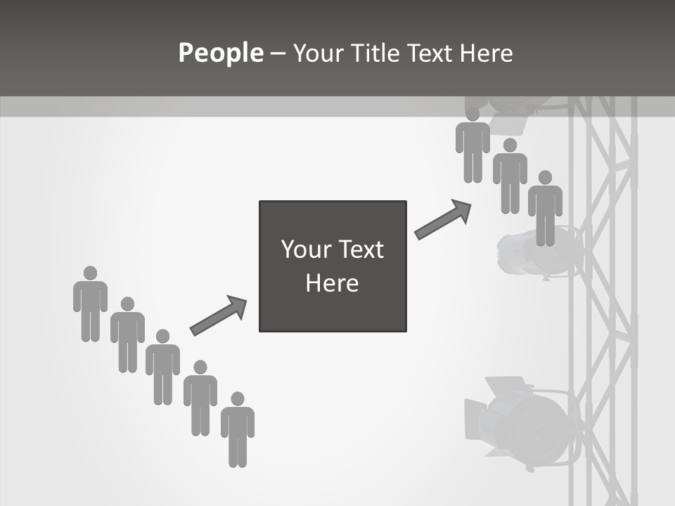 Luminous Spot Layout PowerPoint Template