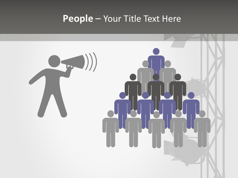 Luminous Spot Layout PowerPoint Template