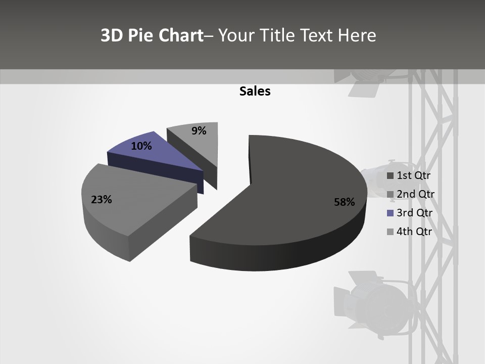 Luminous Spot Layout PowerPoint Template