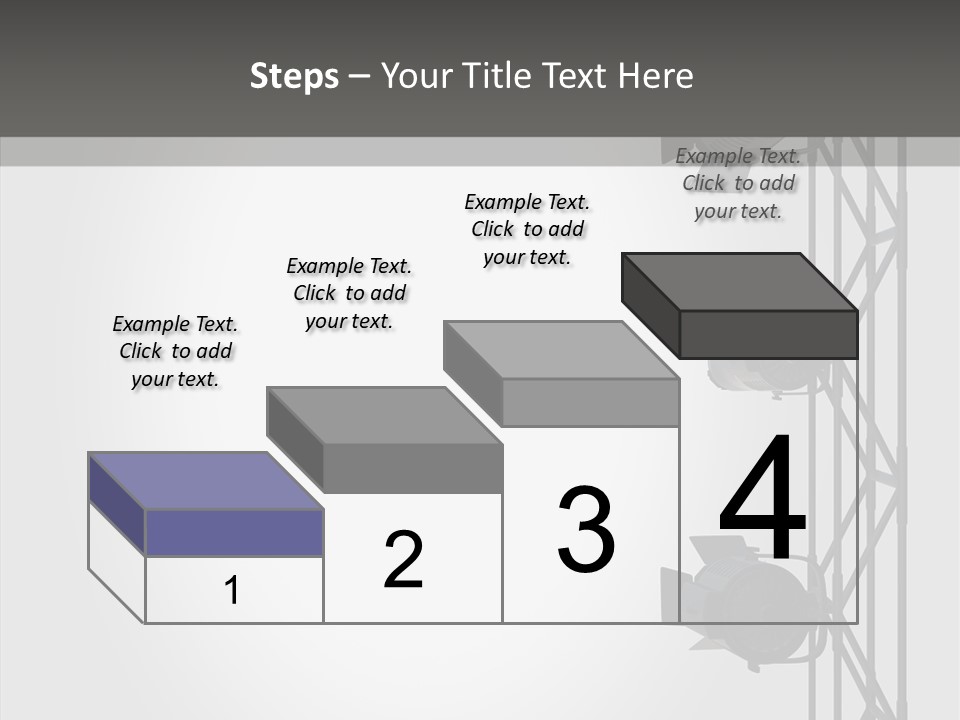 Luminous Spot Layout PowerPoint Template