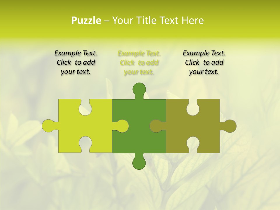 Shine Blur Green PowerPoint Template