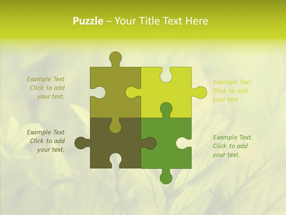 Shine Blur Green PowerPoint Template