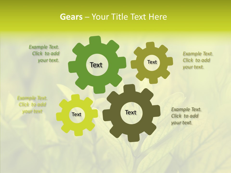 Shine Blur Green PowerPoint Template