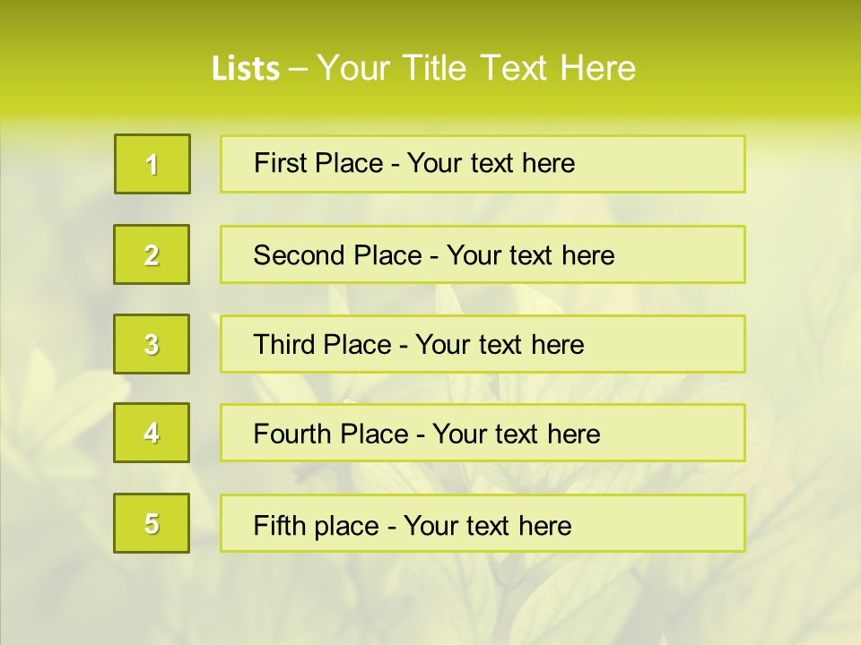 Shine Blur Green PowerPoint Template