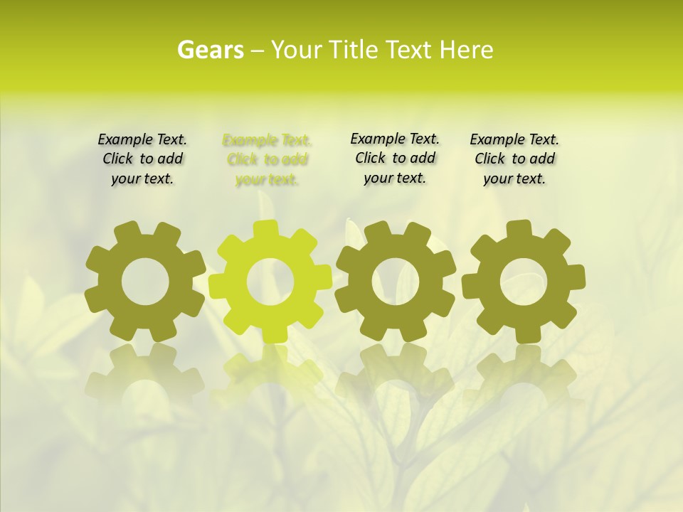 Shine Blur Green PowerPoint Template