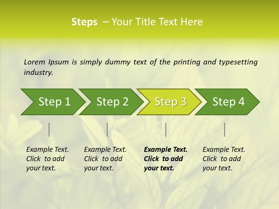 Shine Blur Green PowerPoint Template