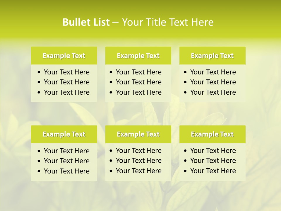 Shine Blur Green PowerPoint Template