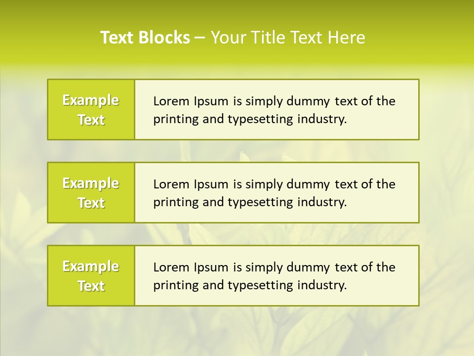 Shine Blur Green PowerPoint Template