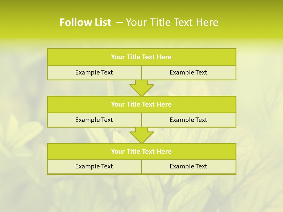 Shine Blur Green PowerPoint Template