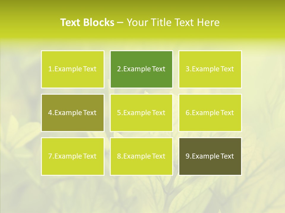 Shine Blur Green PowerPoint Template