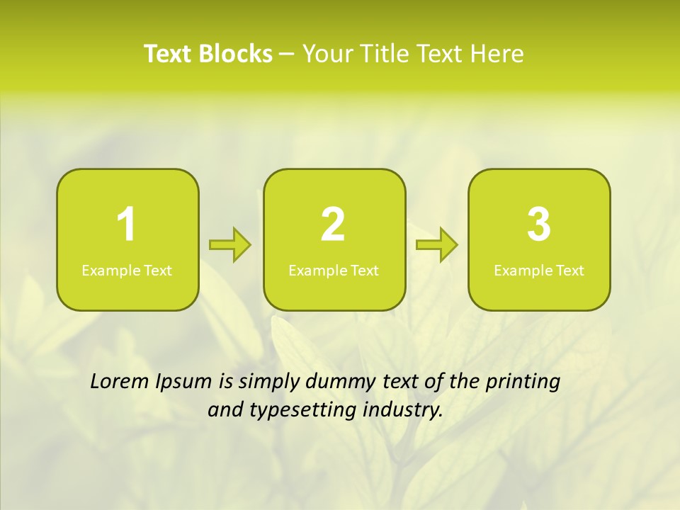 Shine Blur Green PowerPoint Template