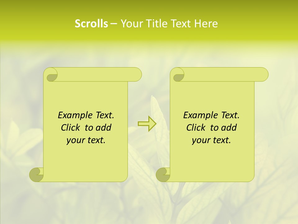 Shine Blur Green PowerPoint Template