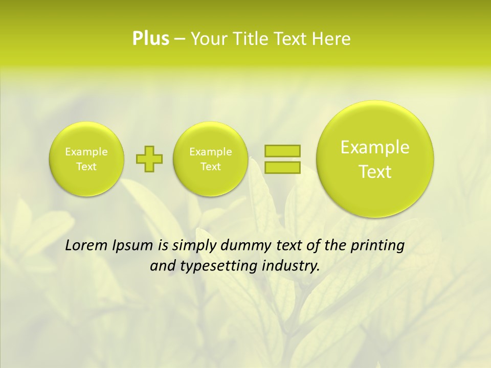Shine Blur Green PowerPoint Template