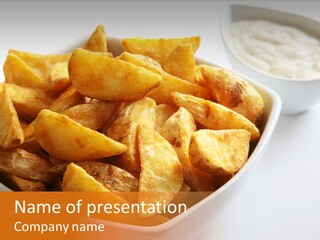 Creamy Unhealthy Carbohydrate PowerPoint Template