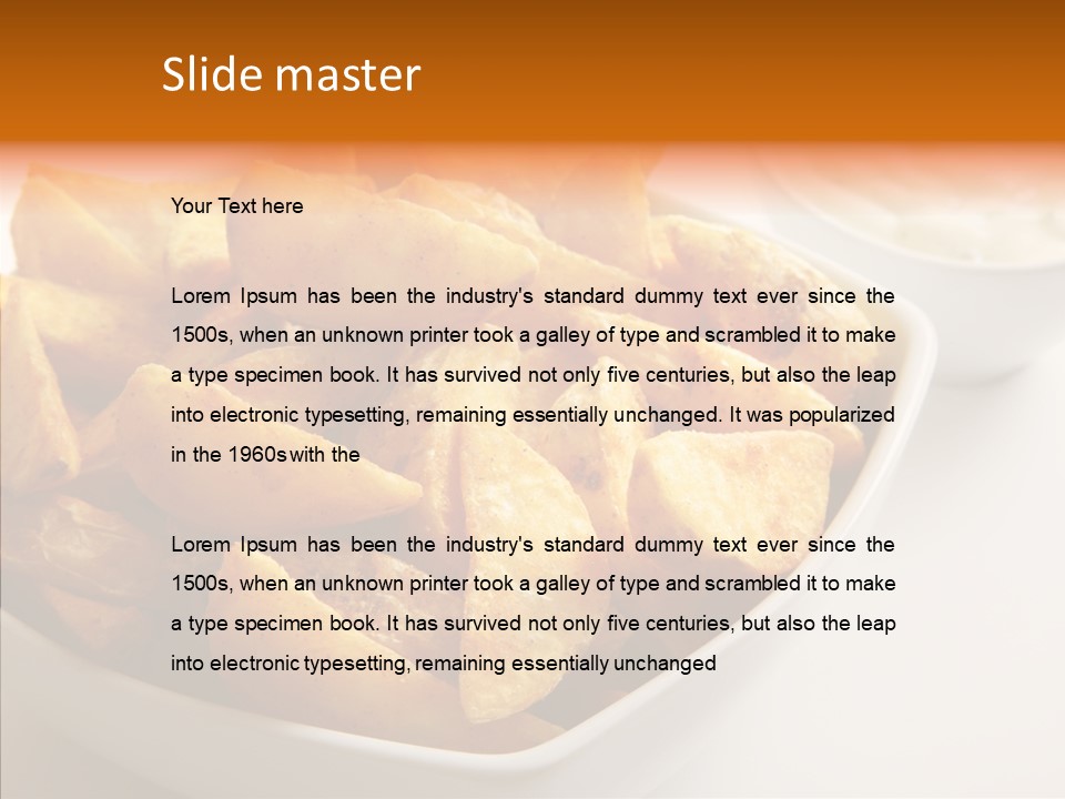 Creamy Unhealthy Carbohydrate PowerPoint Template