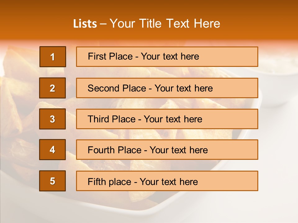 Creamy Unhealthy Carbohydrate PowerPoint Template