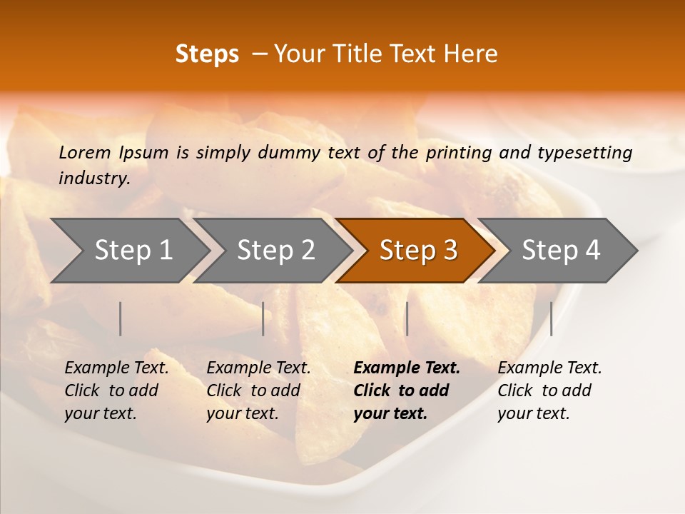 Creamy Unhealthy Carbohydrate PowerPoint Template