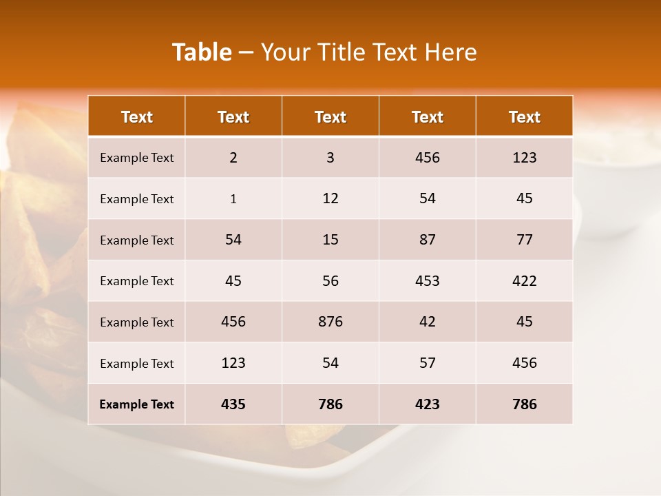 Creamy Unhealthy Carbohydrate PowerPoint Template