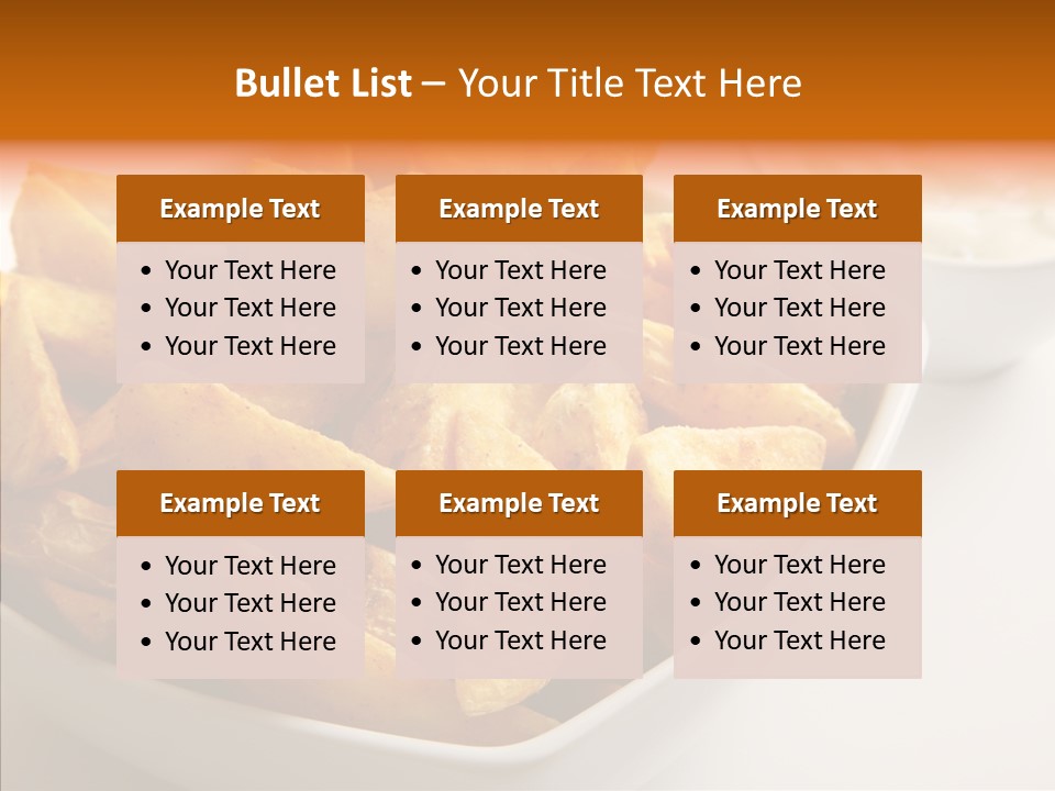 Creamy Unhealthy Carbohydrate PowerPoint Template