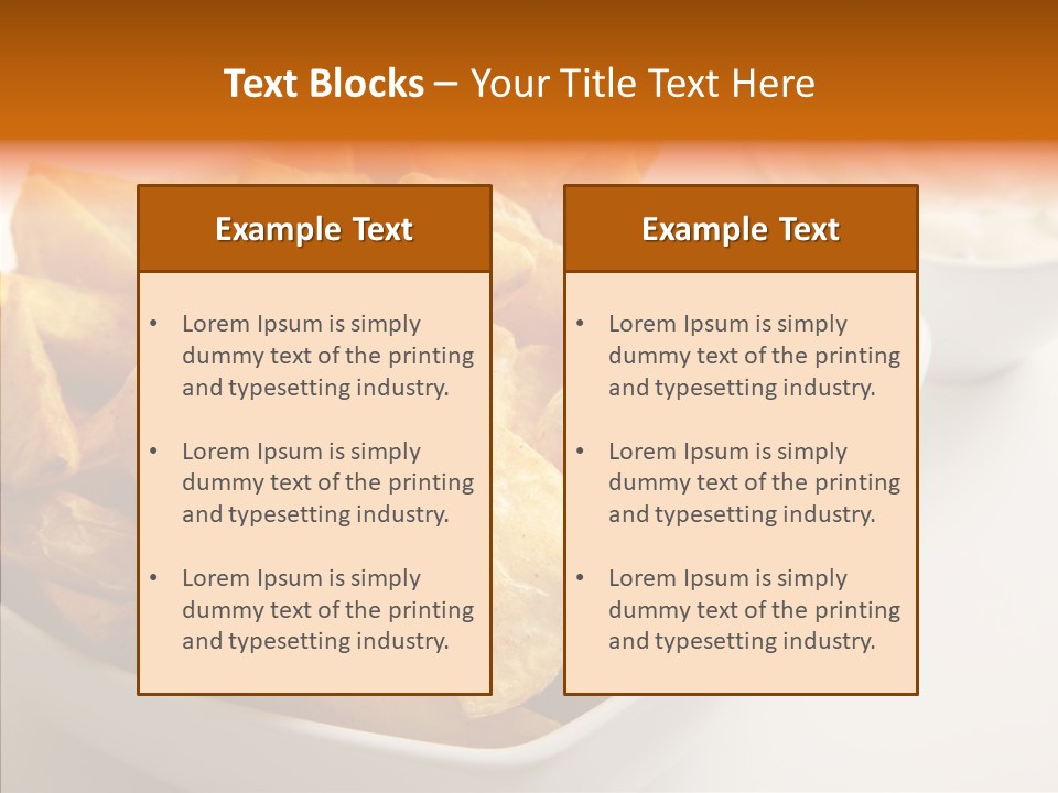 Creamy Unhealthy Carbohydrate PowerPoint Template