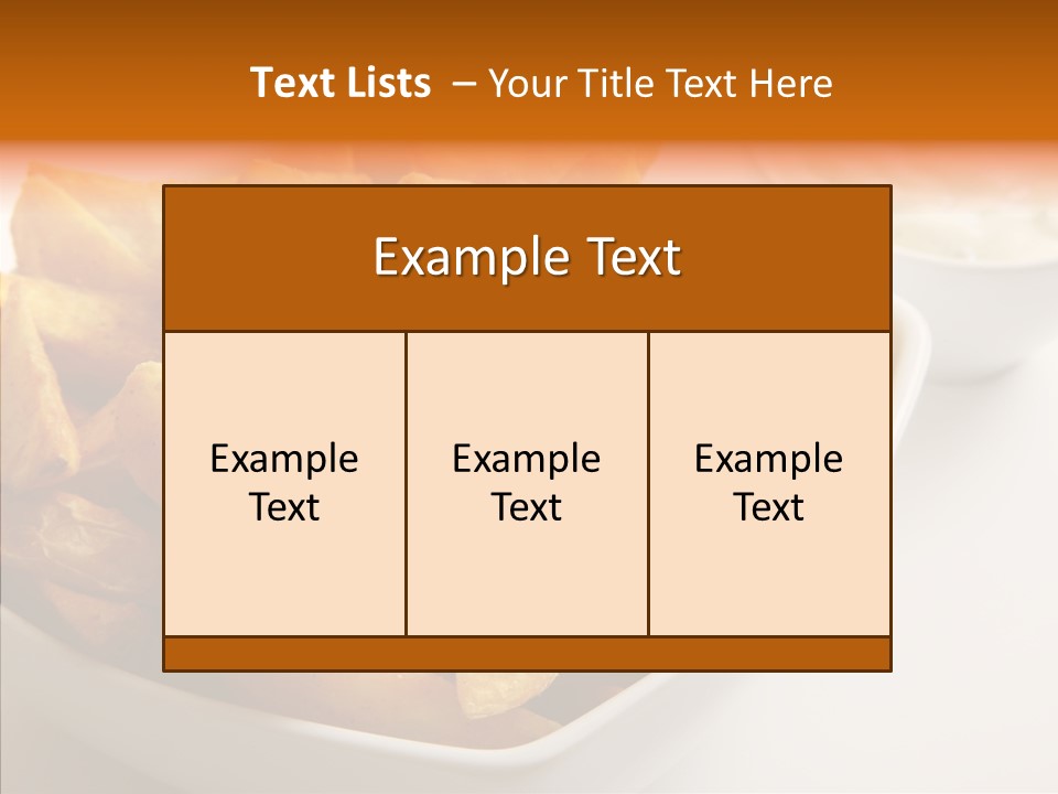 Creamy Unhealthy Carbohydrate PowerPoint Template