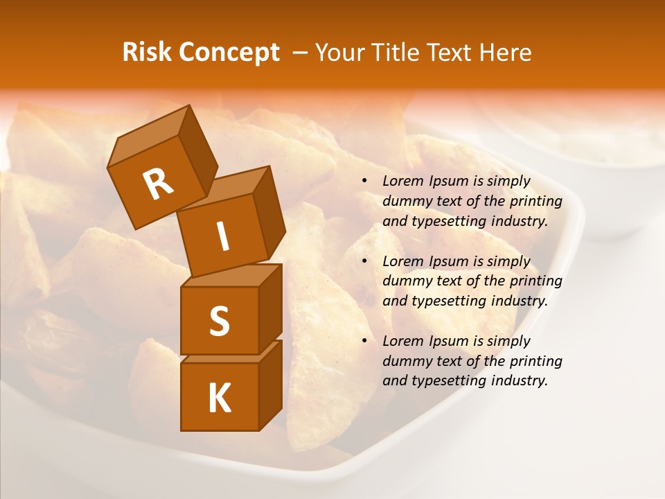 Creamy Unhealthy Carbohydrate PowerPoint Template