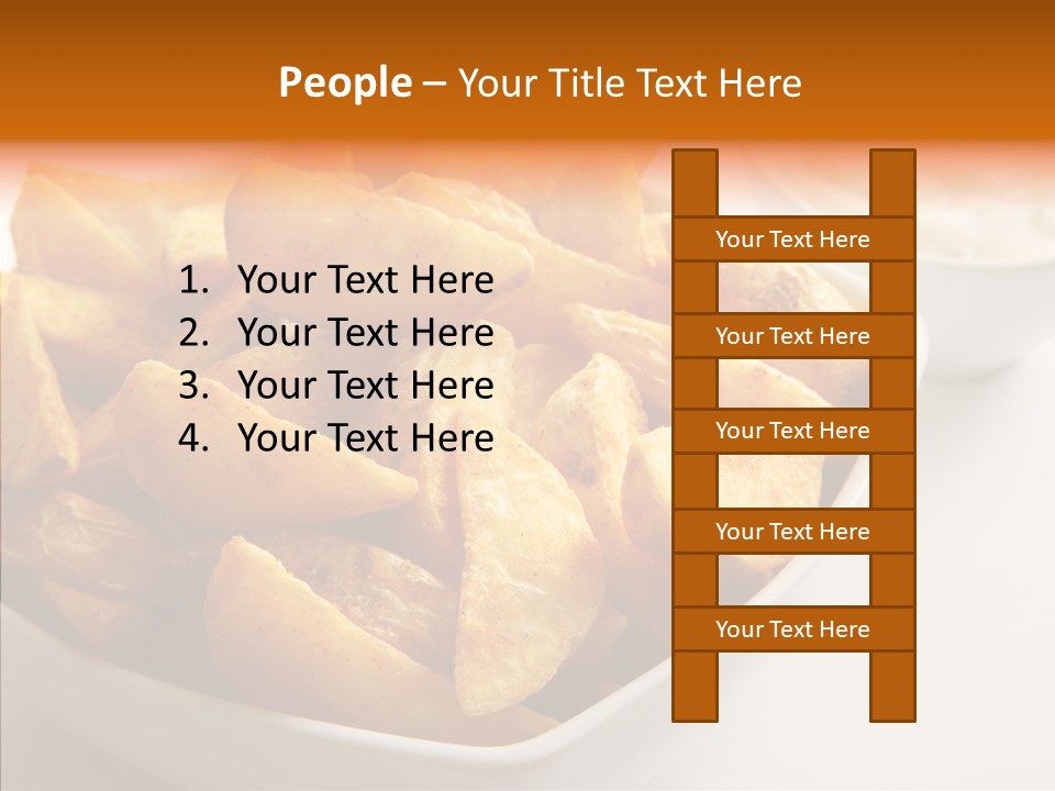 Creamy Unhealthy Carbohydrate PowerPoint Template