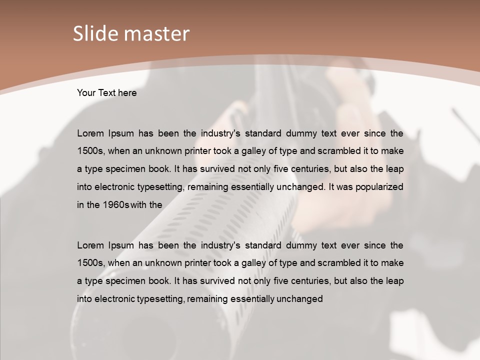 Clipping Conflict Mission PowerPoint Template