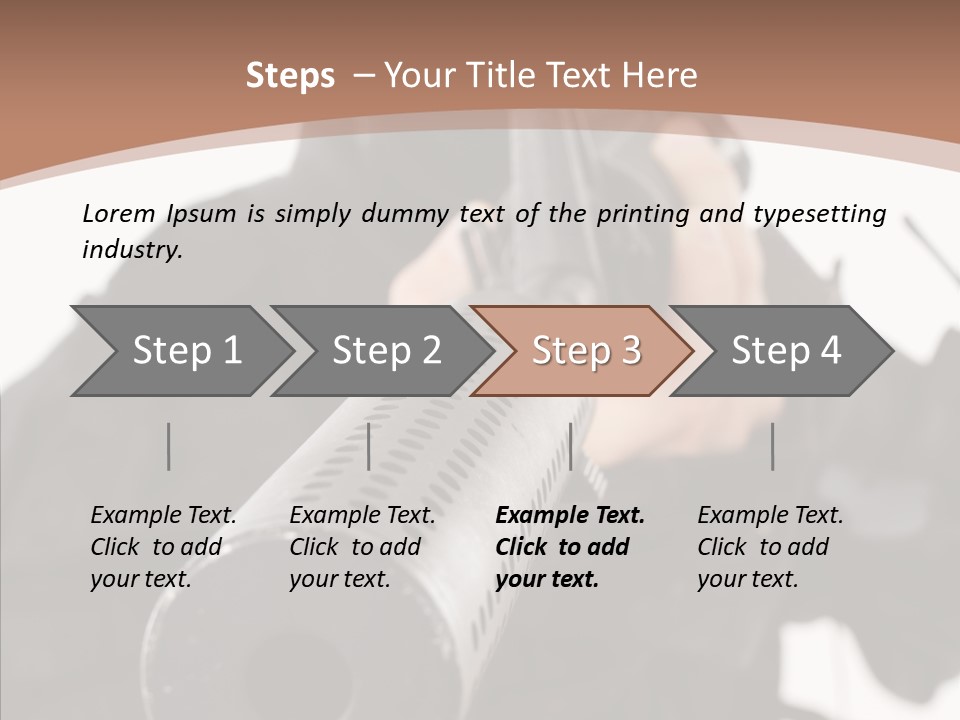 Clipping Conflict Mission PowerPoint Template