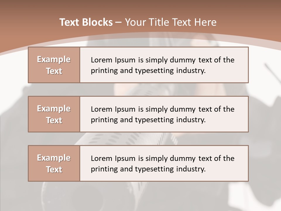 Clipping Conflict Mission PowerPoint Template