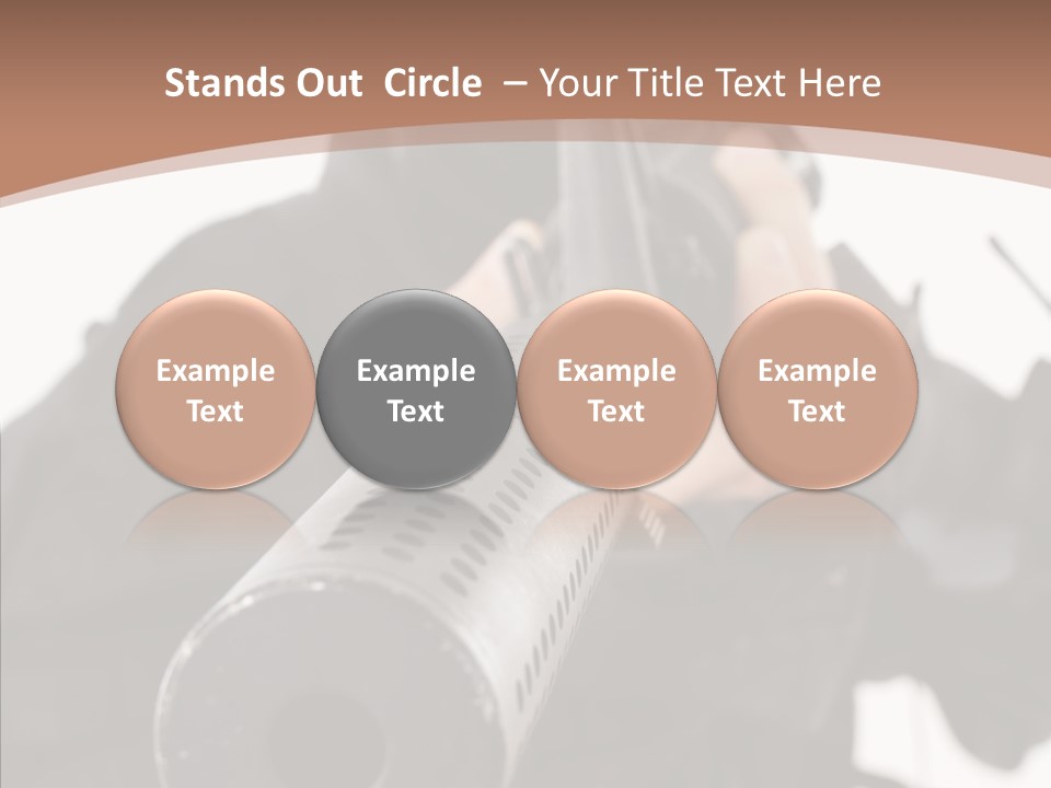 Clipping Conflict Mission PowerPoint Template