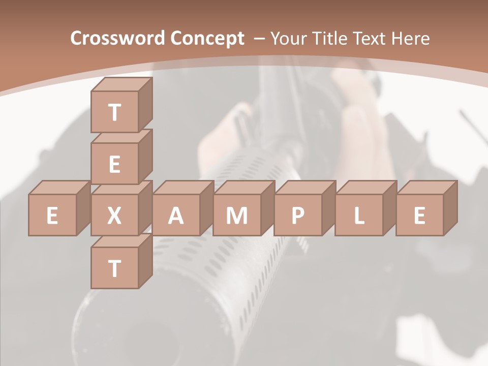 Clipping Conflict Mission PowerPoint Template