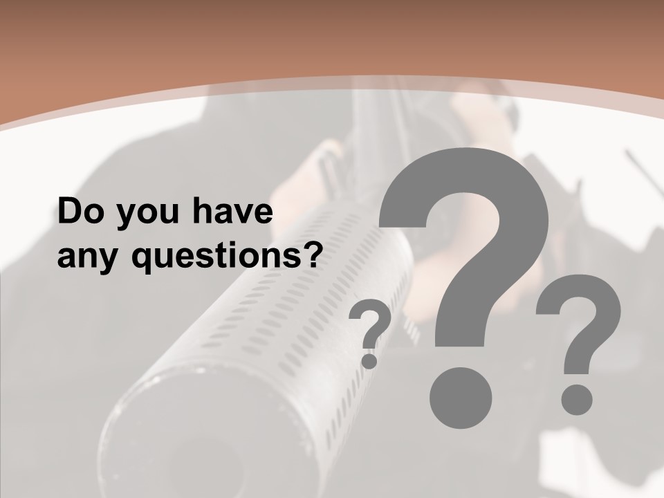 Clipping Conflict Mission PowerPoint Template