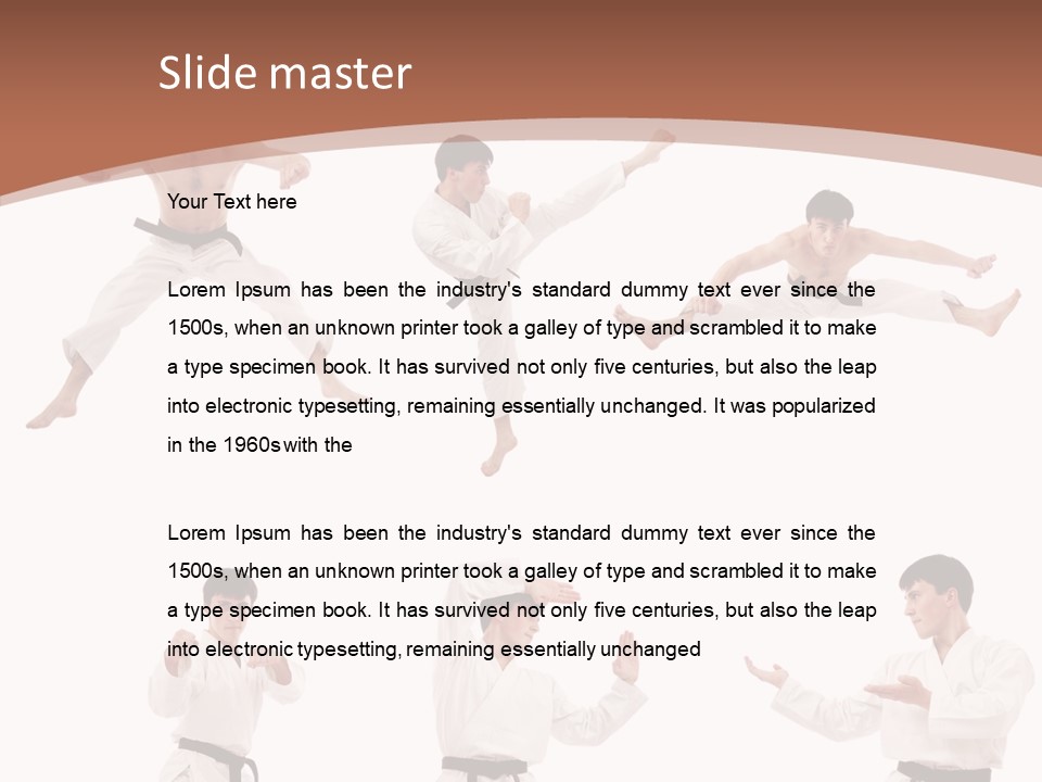 Health Jump Healthy PowerPoint Template