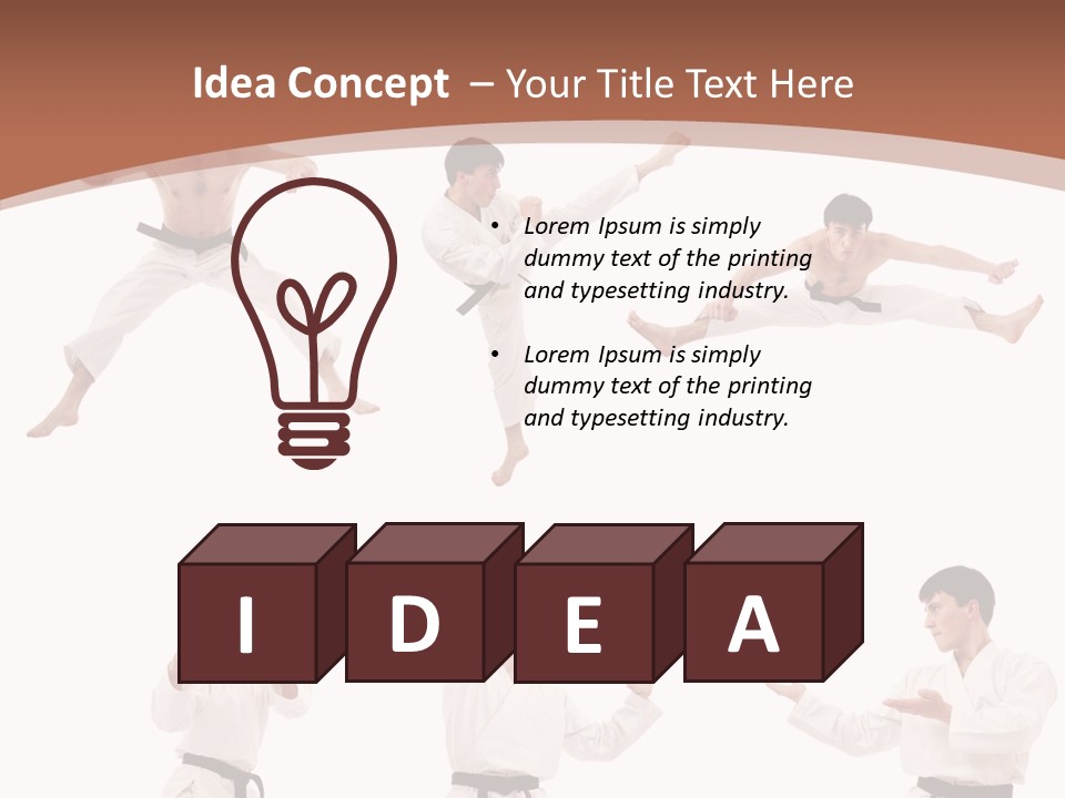 Health Jump Healthy PowerPoint Template