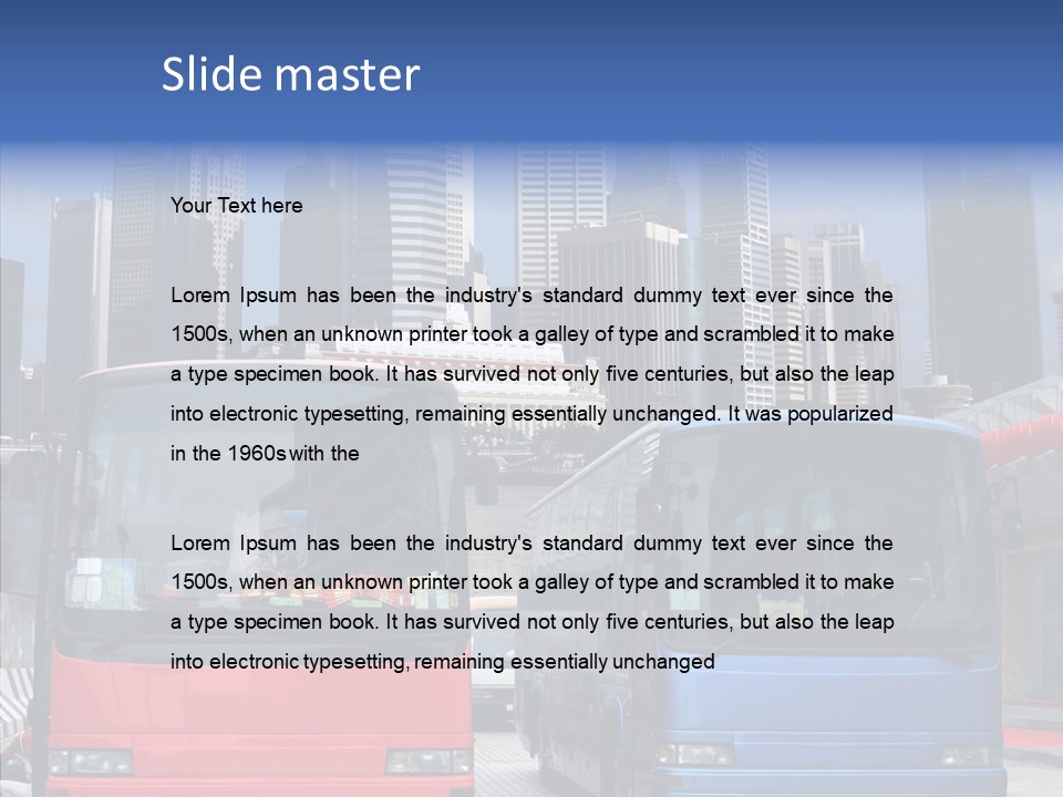 Buildings Finances Modern PowerPoint Template