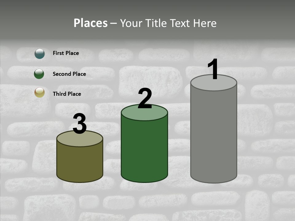 Black Staggered Pitted PowerPoint Template