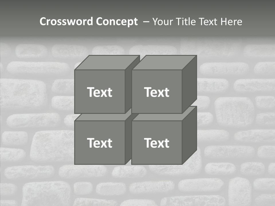 Black Staggered Pitted PowerPoint Template