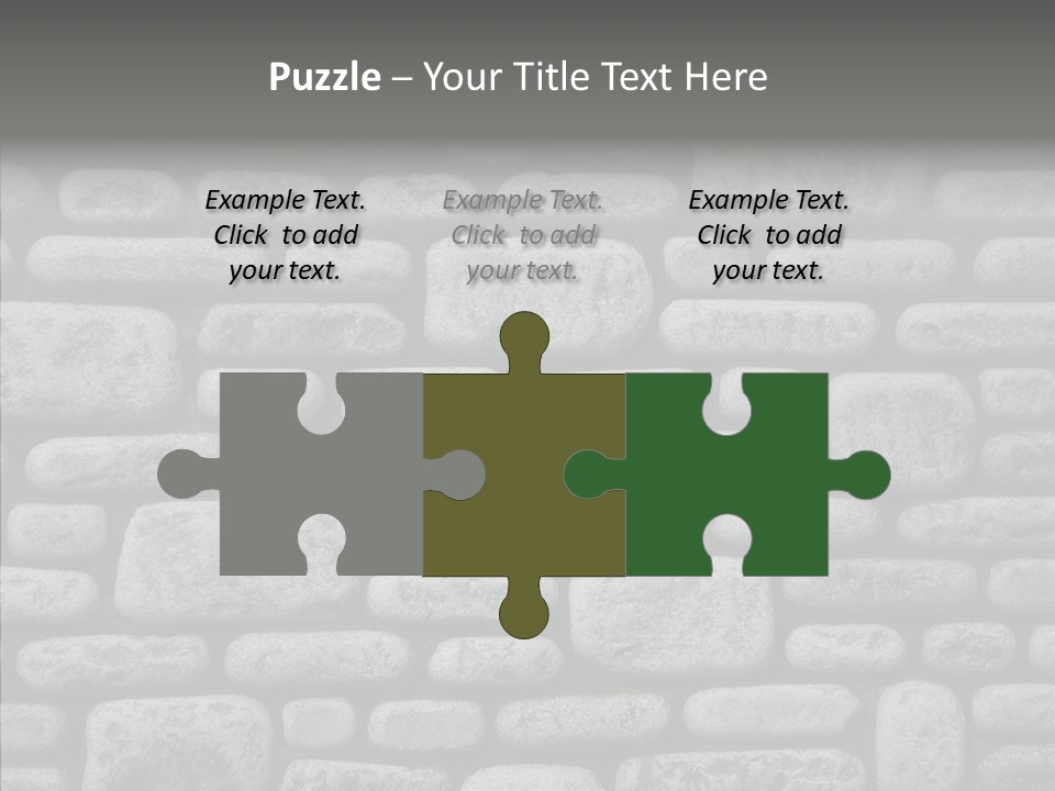 Black Staggered Pitted PowerPoint Template