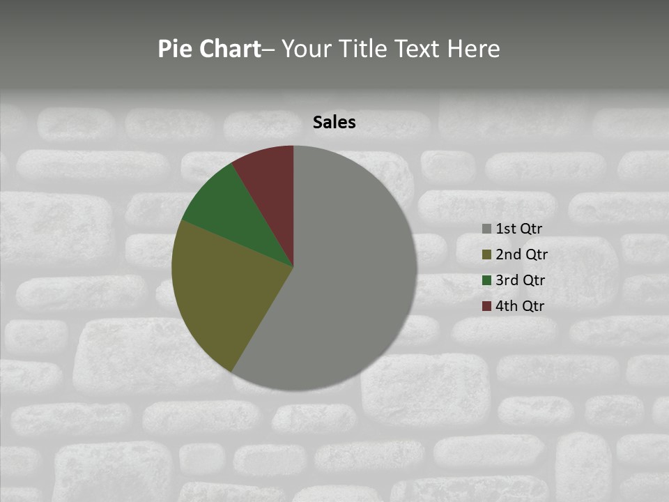 Black Staggered Pitted PowerPoint Template